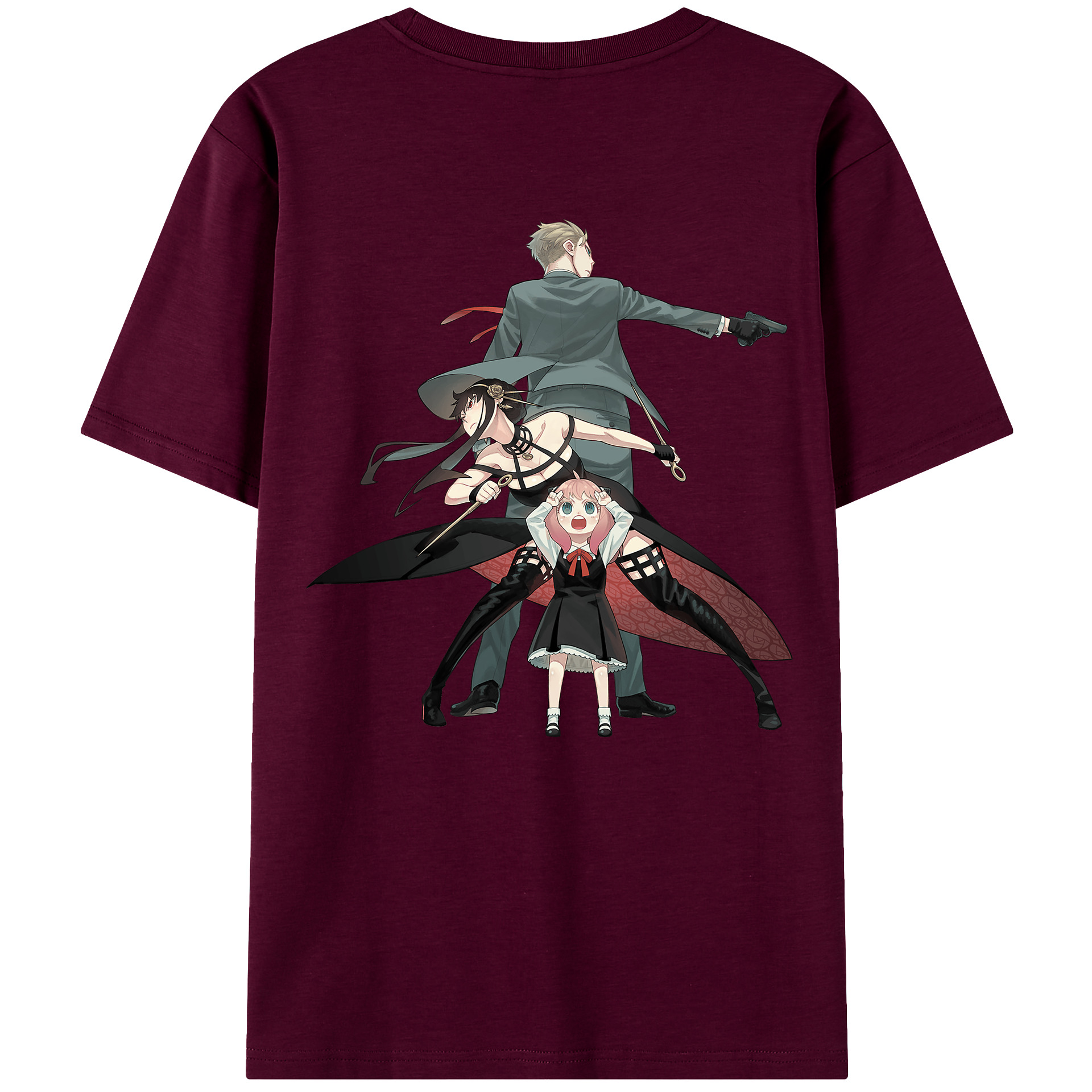 （画像用） SPY×FAMILY间谍家家酒 レディース半袖Tシャツ(バックプリント)